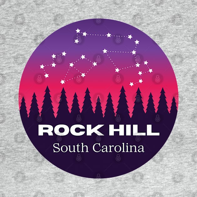 Rock Hill South Carolina Tourist Souvenir by carolinafound